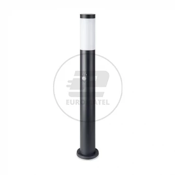 Słupek Ogrodowy V-TAC 80CM Czarny Czujnik Ruchu E27 VT-838