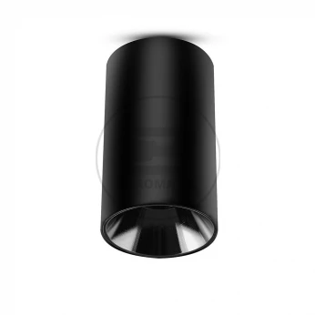 Oprawa Sufitowa V-TAC GU10 Okrągła Natynkowa Tuba Czarny+Czarny 80x140mm VT-882 3 Lata Gwarancji
