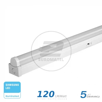 Belka Linia Świetlna V-TAC 50W LED SAMSUNG CHIP 150cm 3w1 120LM/W VT-8-55 3W1 6000lm 5 Lat Gwarancji