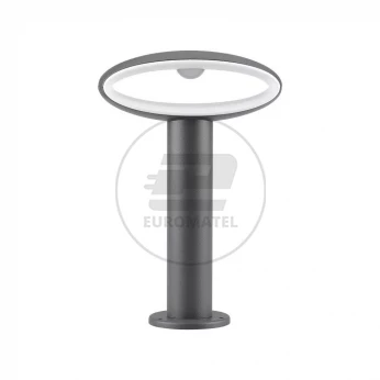 Słupek Ogrodowy V-TAC 9W LED Szary Aluminium 30cm IP54 VT-909 3000K 500lm