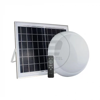 Oprawa Plafon Solarny V-TAC 15W PILOT TIMER IP65 3in1 VT-8415 3000K-6400K 900lm
