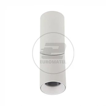 Oprawa V-TAC Aluminiowa GU10 Okrągła Natynkowa Tuba Biała VT-804 3 Lata Gwarancji