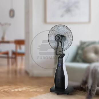 Wentylator Podłogowy 80W LED Pilot RF Mgła Wodna VT-8217-3