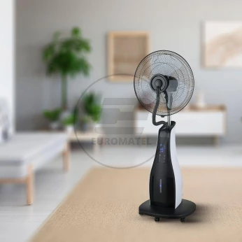 Wentylator Podłogowy 80W LED Pilot RF Mgła Wodna VT-8217-3