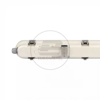 Oprawa Hermetyczna LED Awaryjna CNBOP Batertech SAMSUNG CHIP 48W 150cm 120LM/W CL SS Clip VT-150048 4000K 5760lm