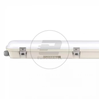 Oprawa Hermetyczna LED Awaryjna CNBOP Batertech SAMSUNG CHIP 48W 150cm 120LM/W ML SS Clip VT-150048 6400K 5760lm