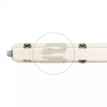 Oprawa Hermetyczna LED Awaryjna CNBOP Batertech SAMSUNG CHIP 48W 150cm 120LM/W ML SS Clip VT-150048 6400K 5760lm