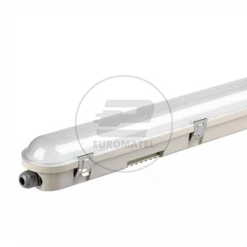 Oprawa Hermetyczna LED Awaryjna CNBOP Batertech SAMSUNG CHIP 36W 120cm 120LM/W CL SS Clip VT-120136 4000K 4320lm
