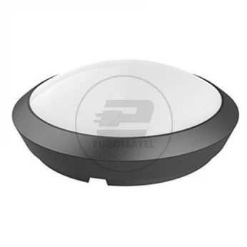 Oprawa 12W LED Hermetyczna Czujnik Ruchu Czarna Obudowa Ciepło Biały V-TAC VT-8008 3000K 840lm