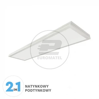 Panel LED V-TAC 40W 1200x300 uniwersalny natynkowy/podtynkowy VT-6147 3000K 4000lm
