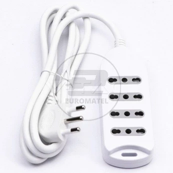 1.5M BASIC Przedłużacz 4 PIN Biały V-TAC