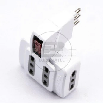 MULTIPLE ADAPTOR W/ OVERLOAD PROTECTION V-TAC