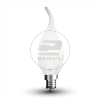 Żarówka LED V-TAC 4W Filament E14 Mrożona Świeczka Płomyk VT-1937 2700K 400lm