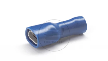 NASUWKA CAŁKOWICIE IZOLOWANA 1.5 - 2.5 mm2 / 6.3 x 0.8 mm NIEBIESKA  (100 szt.)