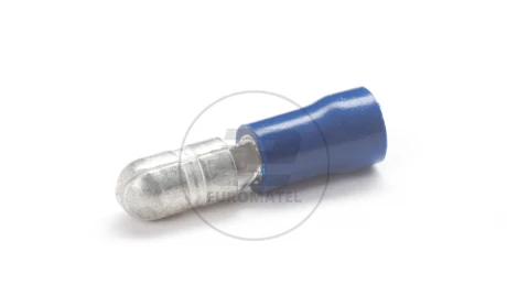 KOŃCÓWKA KULOWA MĘSKA IZOLOWANA 1.5 - 2.5 mm2 / 5 mm NIEBIESKA  (100 szt.)