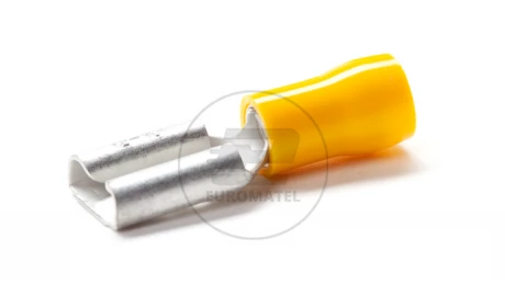 NASUWKA IZOLOWANA 4.0 - 6.0 mm2 / 9.5 x 0.8 mm ŻÓŁTA  (100 szt.)