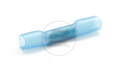 KOŃCÓWKA ŁĄCZĄCA IZOLOWANA TERMOKURCZLIWIE 1.5 - 2.5 mm2 / 37 mm NIEBIESKA  (100 szt.)