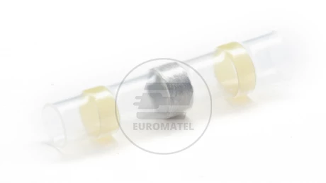 KOŃCÓWKA ŁĄCZĄCA LUTOWANA I IZOLOWANA TERMOKURCZLIWIE 1.5 - 2.5 mm2 / 42 mm ŻÓŁTA  (10 szt.)