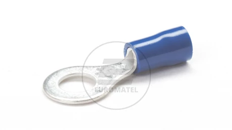 KOŃCÓWKA OCZKOWA IZOLOWANA 1.5 - 2.5 mm2 / 5 mm NIEBIESKA  (100 szt.)