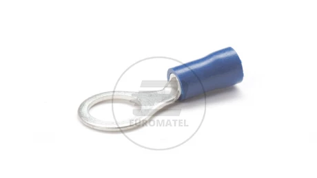 KOŃCÓWKA OCZKOWA IZOLOWANA 1.5 - 2.5 mm2 / 8 mm NIEBIESKA  (100 szt.)