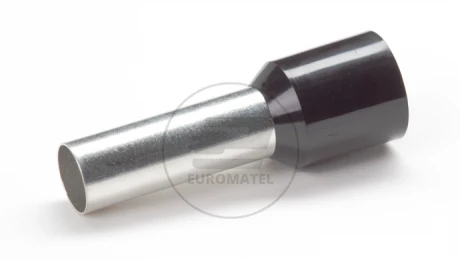 KOŃCÓWKA TULEJKOWA IZOLOWANA 25mm2 x 22mm CZARNA  (100 szt.)