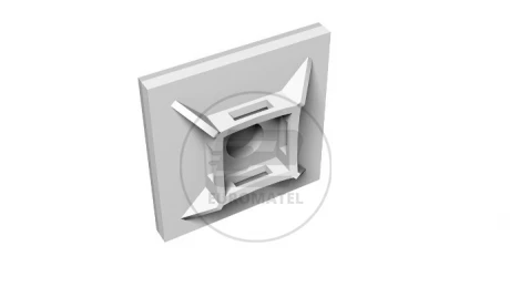 UCHWYT SAMOPRZYLEPNY 20 x 20 mm BIAŁY  (100 szt.)