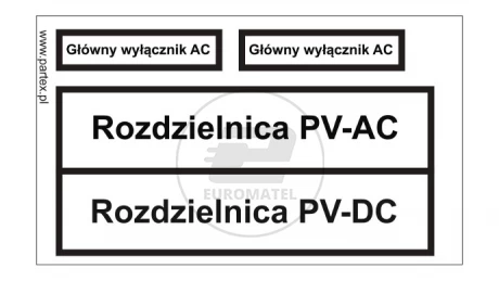 PLB ZESZYT WINYL: 120x26.3 mm BIAŁY 40 szt./ZESZYT: ROZDZ. PV-AC, PV-DC, GŁ. WYŁ. AC