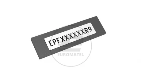 PROSLEEVE ETYKIETA BEZHALOGENOWA EPF 45 x 15 mm BIAŁA  (250 szt.)