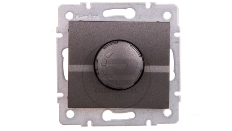 LOGI Ściemniacz obrotowy 500W z filtrem śrubowy 10AX 250V grafit 021160141 25260