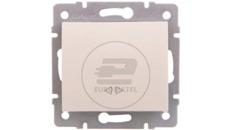 LOGI Łącznik krzyżowy śrubowy 10AX 250V kremowy 021070103 25134