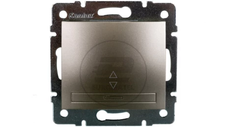DOMO Łącznik schodowy szybkozłączka 10AX 250V szampański 011050250 25368