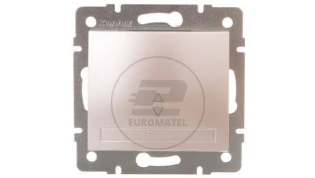 DOMO Łącznik schodowy szybkozłączka 10AX 250V perłowy biały 011050230 24954