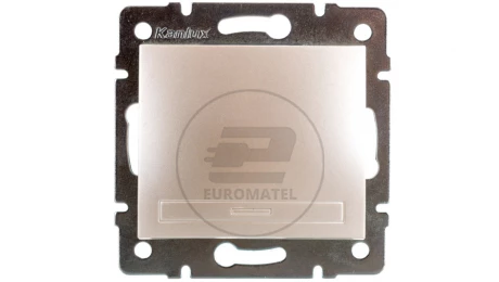 DOMO Łącznik jednobiegunowy szybkozłączka 10AX 250V perłowy biały 011000230 24947