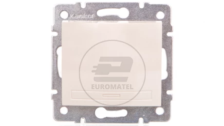 DOMO Łącznik jednobiegunowy szybkozłączka 10AX 250V kremowy 011000203 24770