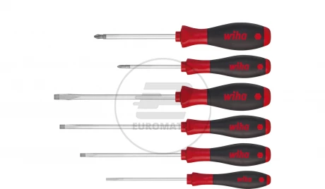 Wiha Zestaw Wkrętaków SoftFinish płaski, Phillips 6-cz. 302HK6SO 07152