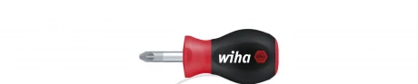 Wiha Wkrętak SoftFinish Pozidriv z krótkim trzonem okrągłym, Stubby PZ1 x 25 mm 3131025 26971
