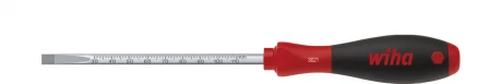 Wiha Wkrętak SoftFinish płaski z trzonem okrągłym i laserową podziałką milimetrową 5,5 mm x 125 mm 3021055125 35397