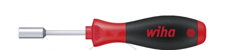 Wiha Wkrętak SoftFinish klucz nasadowy sześciokątny z krótkim trzonem okrągłym 10 mm x 65 mm 343100 01081