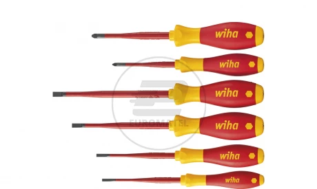 Zestaw 6 wkrętaków izolowanych 1000V płaskie, Pozidriv SlimFix 3201ZK6 36455