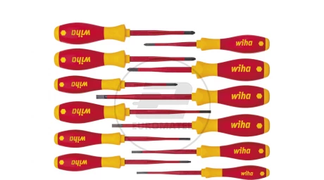 Zestaw 12 wkrętaków izolowanych 1000V SlimFix 3201K12 41003