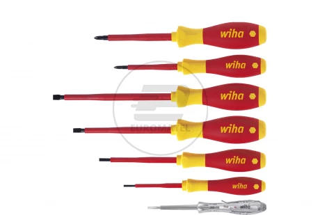 Wiha Zestaw Wkrętaków SoftFinish electric płaski, Phillips 7-cz. 320NK7 00834