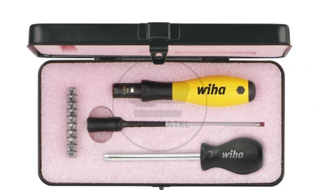 Wkrętak dynamometryczny zestaw TorqueVario-S ESD 0,4-1,0 Nm w metalowej kasecie 43898