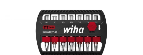 Wiha Zestaw bitów BitBuddy, bit TY 49 mm Phillips, Pozidriv, TORX 7-cz. 1/4 w kasecie SB7946TY903 42116