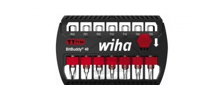 Wiha Zestaw bitów BitBuddy, bit TY 49 mm Phillips, Pozidriv, TORX 7-cz. 1/4 w kasecie SB7946TY904 42117