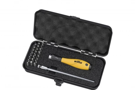 Wiha Bit zestaw SYSTEM 4 ESD mieszany 26-cz. 7000EB26ESD 33848