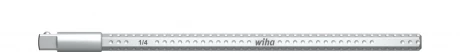 Wiha Trzon wymienny SYSTEM 6 adapter czworokątny 1/4 do kluczy nasadowych 150 mm 7803 03883