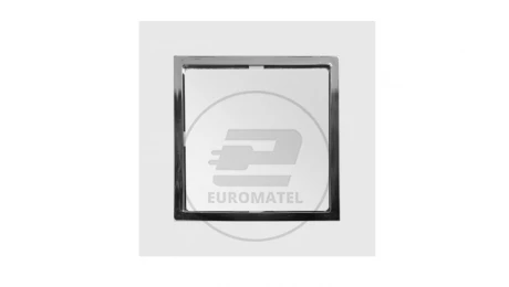 MAGIC Łącznik pojedynczy z podświetleniem biały/chrom WP-1 M/S