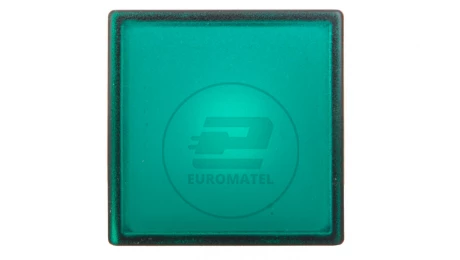 Główka lampki sygnalizacyjnej 30x30mm kwadratowa 22mm zielona ZB5CV033