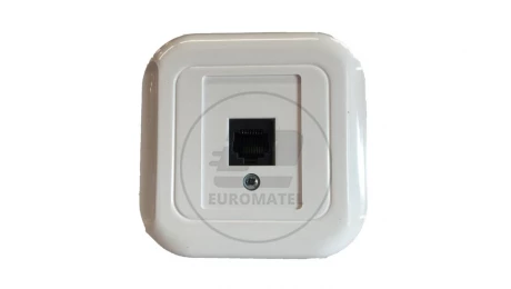 TOPAZ Gniazdo komputerowe RJ45 kat.5e krone LSA+ białe GTP-12T