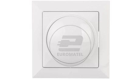 OPAL Ściemniacz obrotowy 60-400W 230V biały SO-Op